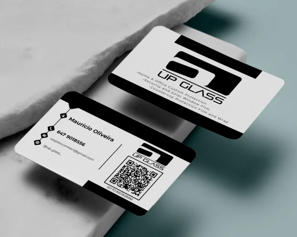 Criação de Cartão de Visitas para Vidraçaria: Qualidade Tangível