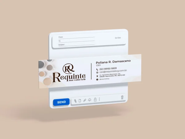 Criação de Assinatura de E-mail para Cafeteria: Mais Credibilidade