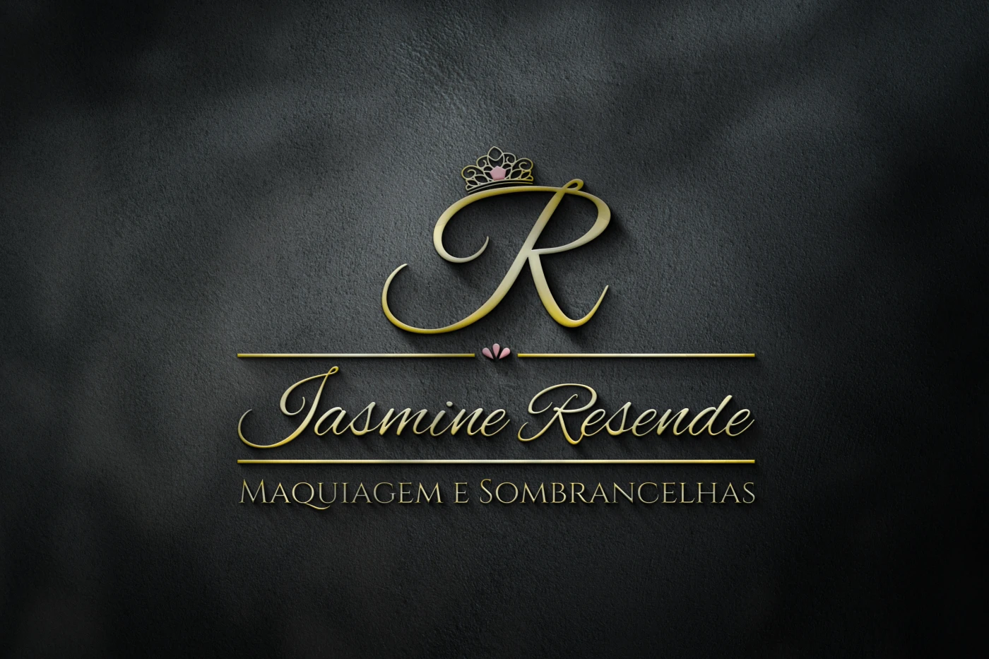 Aplicação de logotipo profissional em ambiente corporativo elegante, demonstrando autoridade visual.