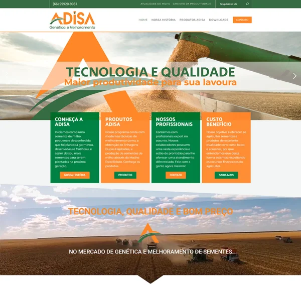Criação de Site para Agronegócio: Tecnologia e Presença Digital