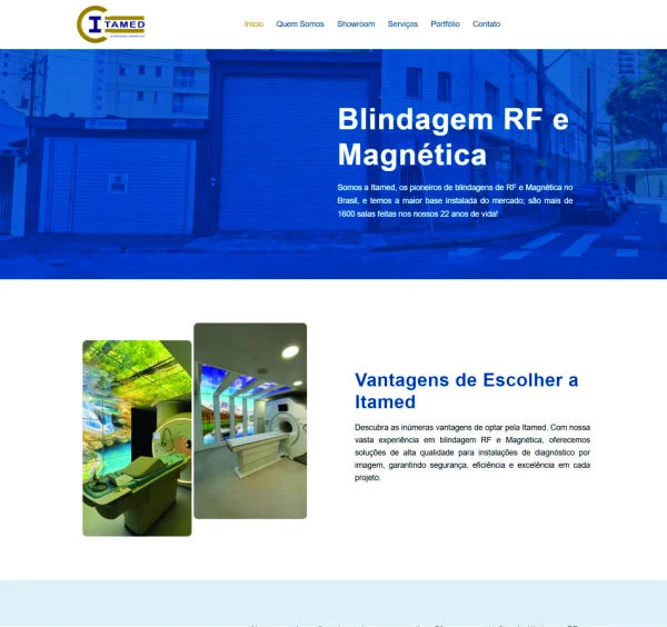 Criação de Site para Blindagem RF e Magnética: Autoridade na Saúde
