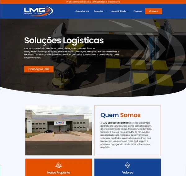 Criação de Site para Logística: Eficiência e Autoridade no Transporte