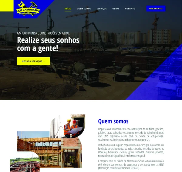 Criação de Site para Carpintaria e Construção Civil: Mais Autoridade
