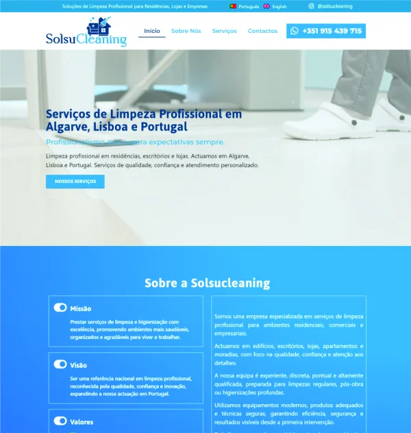 Criação de Sites para Empresas de Limpeza: Credibilidade e Conversão