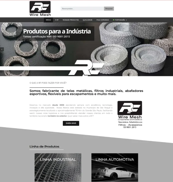 Criação de Sites Profissionais para Peças Automotivas: Case RFIND