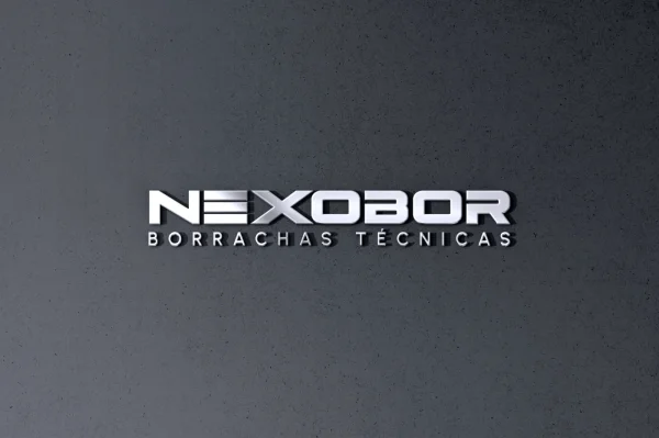 Criação de Logo para Indústria Nexobor: Robustez e Autoridade Técnica